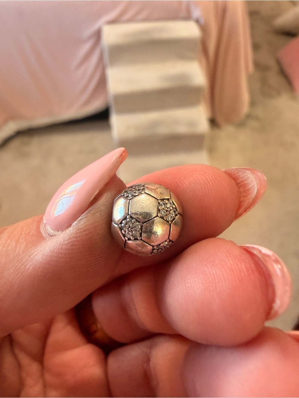 Pandora Sterling Silver Soccer Ball Charm
